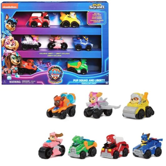Véhicule Spin Master 6067861 Pack 7 Pup Squad Racers La Pat'Patrouille Film