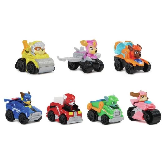 Véhicule Spin Master 6067861 Pack 7 Pup Squad Racers La Pat'Patrouille Film