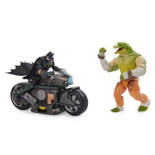 Motorrad Spin Master Batman Transforming Batcycle Battle Pack mit Figuren 10 cm