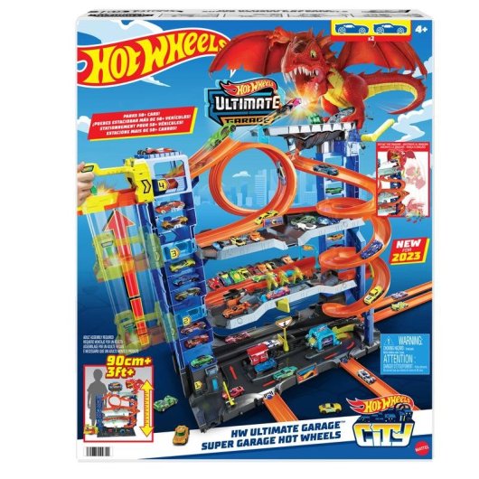 Veículo de Brinquedo Hot Wheels City HKX48 Conjunto de Pistas 1:64 Plástico Multicor