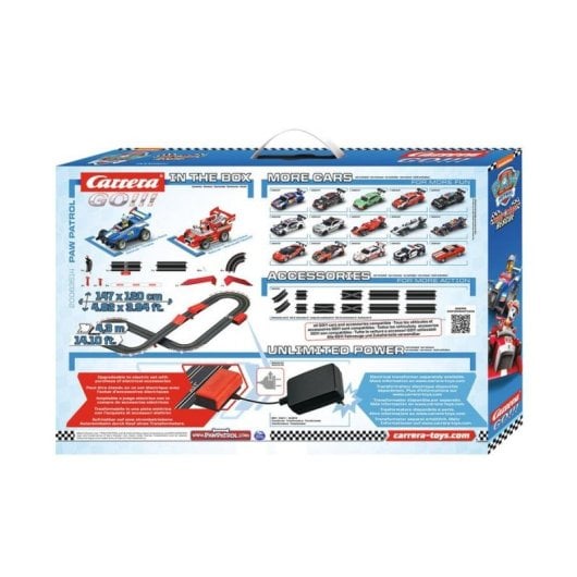 Veículo de Corrida Carrera GO!!! PAW Patrol Ready Race & Rescue pista 1:43 multicolor