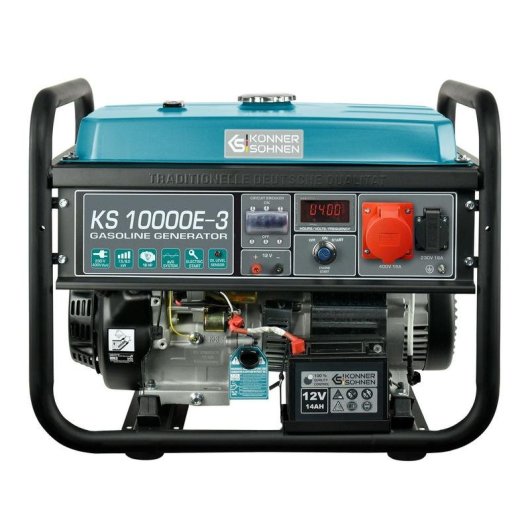 Gerador Könner & Söhnen KS 10000E-3 7500W 400V Depósito 25L Gasolina