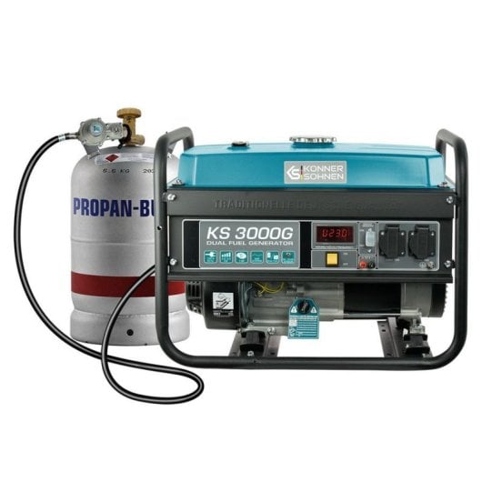 Motor-generador Könner & Söhnen KS 3000G 2600 W gasolina manual 15 L IP23