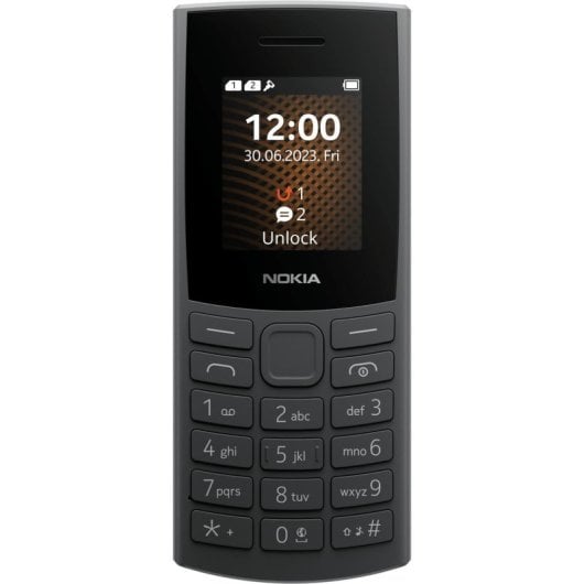 Teléfono móvil Nokia 105 4G Dual SIM Bluetooth IP52 Charcoal
