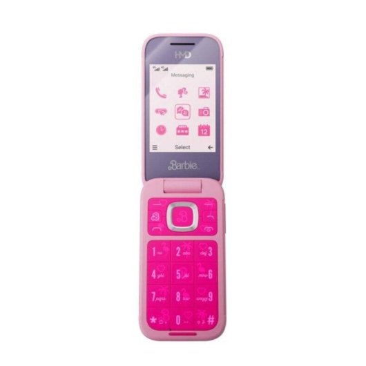 Téléphone mobile HMD Barbie Phone rose Dual SIM 2.8" 4G 1450 mAh