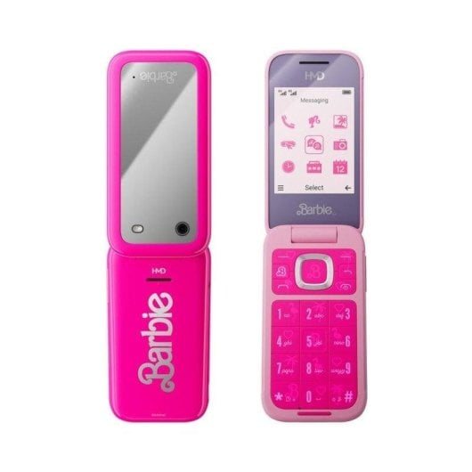 Téléphone mobile HMD Barbie Phone rose Dual SIM 2.8" 4G 1450 mAh