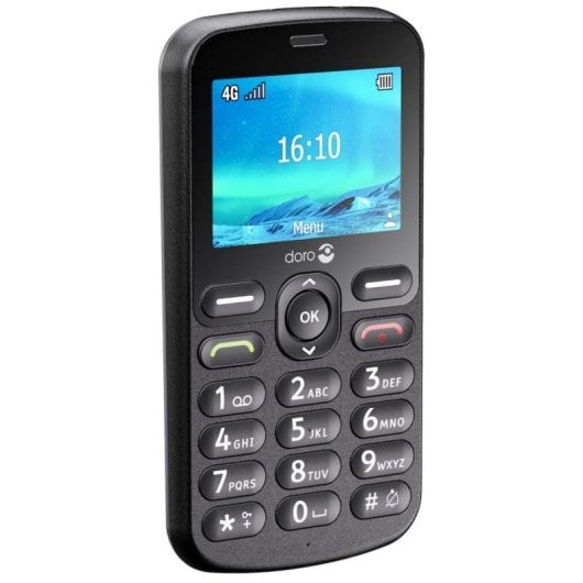 Téléphone mobile Doro 1880 Noir 2.4'' SIM unique Bluetooth 1000 mAh