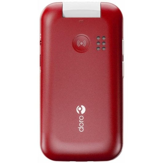Teléfono móvil Doro 2880 concha 4G SIM única Bluetooth Rojo Blanco