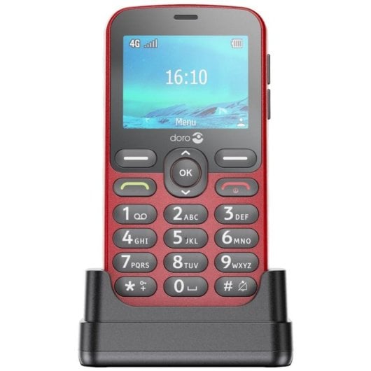 Telefono mobile DORO 1880 Rosso 4G Bluetooth Schermo 2.4" SIM singola