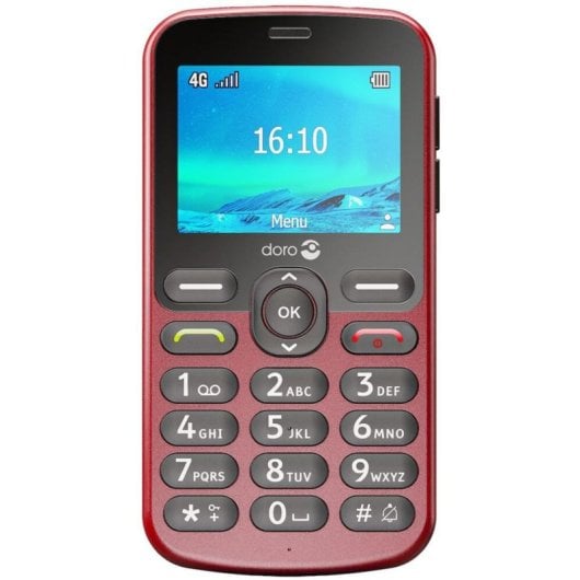 Telefono mobile DORO 1880 Rosso 4G Bluetooth Schermo 2.4" SIM singola