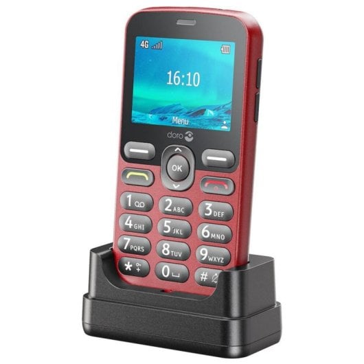 Telefono mobile DORO 1880 Rosso 4G Bluetooth Schermo 2.4" SIM singola