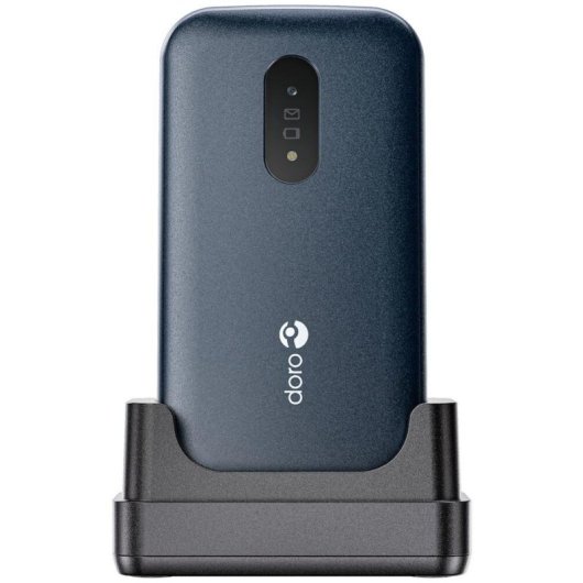 Doro 2820 4G 2.8" Bluetooth Telefono a conchiglia Blu Bianco