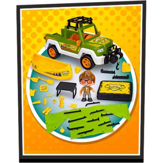 Set de juguete Giochi Preziosi Pinypon Action 700016301 con pick up, canoa y tienda