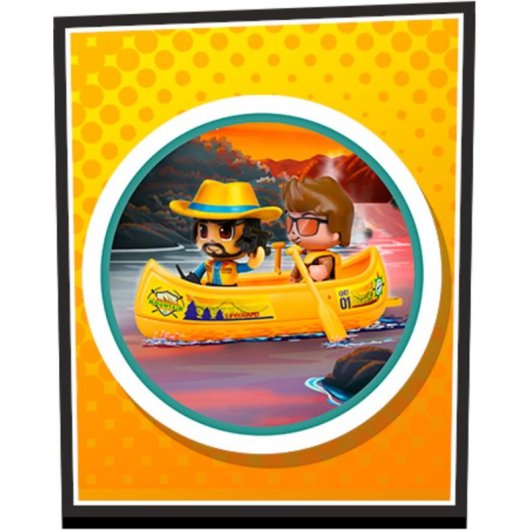 Set de juguete Giochi Preziosi Pinypon Action 700016301 con pick up, canoa y tienda