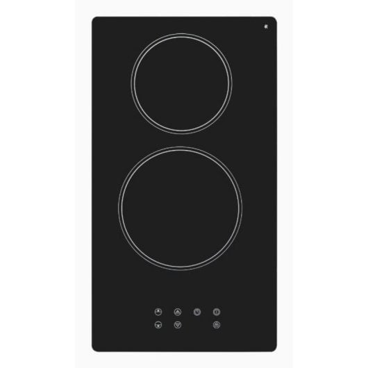 Placa Exquisit EKC300-020 Integrada 2 Zonas Cerámica Vidrio Negro 29 cm