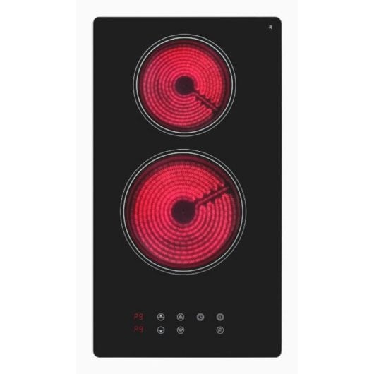 Placa Exquisit EKC300-020 Integrada 2 Zonas Cerámica Vidrio Negro 29 cm