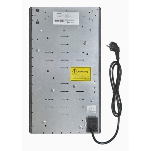 Placa Exquisit EKC300-020 Integrada 2 Zonas Cerámica Vidrio Negro 29 cm