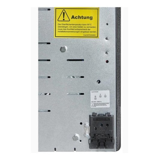 Placa Exquisit EKC300-020 Integrada 2 Zonas Cerámica Vidrio Negro 29 cm
