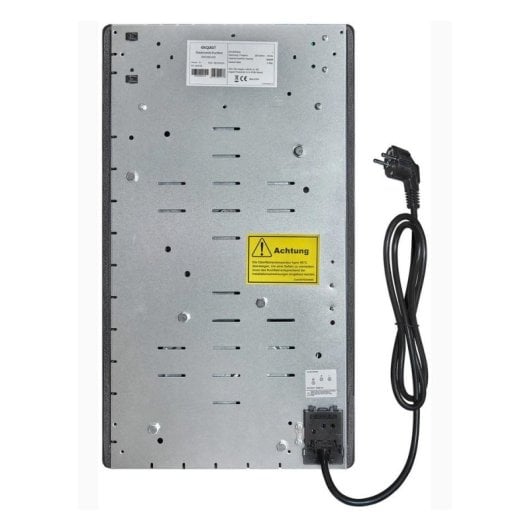 Placa Exquisit EKC300-020 Integrada 2 Zonas Cerámica Vidrio Negro 29 cm