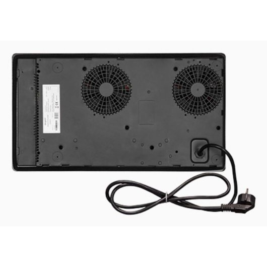 Placa de inducción Exquisit EKI 300-2 2 zonas 29 cm vidrio negro