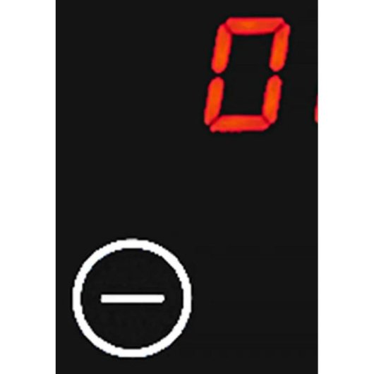 Placa de inducción Exquisit EKI 300-2 2 zonas 29 cm vidrio negro