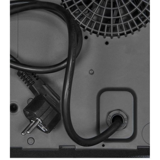 Placa de inducción Exquisit EKI 300-2 2 zonas 29 cm vidrio negro