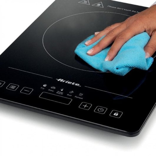 Placa de inducción Ariete 1997/00 negra 2000W 1 zona táctil portátil
