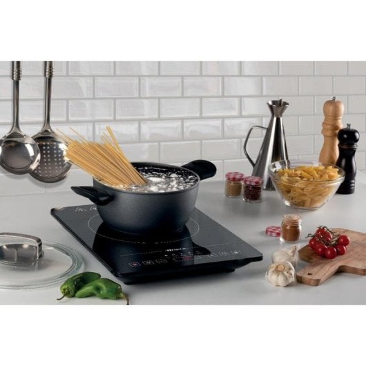 Placa de inducción Ariete 1997/00 negra 2000W 1 zona táctil portátil