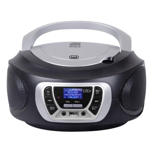 Sistema Estéreo Portátil Trevi CMP 510 DAB 3W RMS DAB+/FM USB CD Leitor LCD