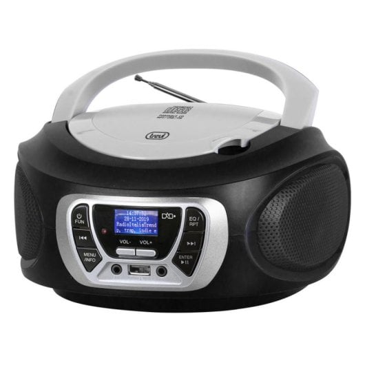 Sistema Estéreo Portátil Trevi CMP 510 DAB 3W RMS DAB+/FM USB CD Leitor LCD