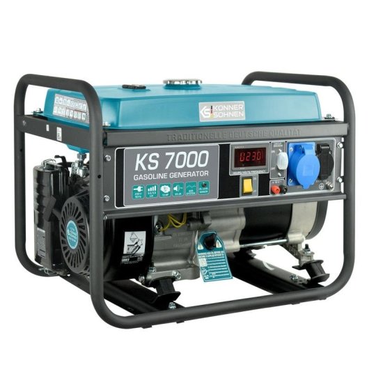 Gerador Könner & Söhnen KS 7000 5000W 25L Gasolina Manual/Electrónico