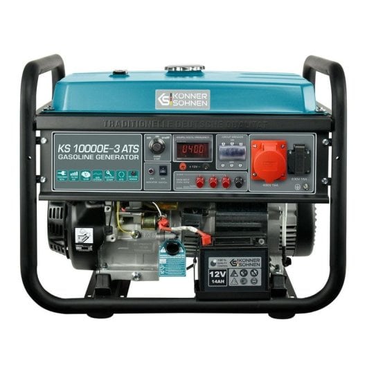 Gerador Könner & Söhnen KS 10000E-3 ATS 7500W 400V Depósito 25L Gasolina