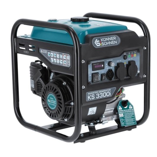 Motor-generador Könner & Söhnen KS 3300I 3000 W gasolina onda pura portátil