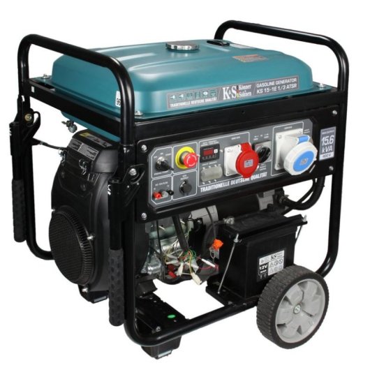 Gerador Könner & Söhnen KS 15-1E 1/3 ATSR 11000W 400V 55L Gasolina ATS