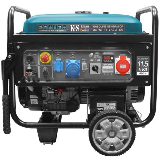 Motore-generatore Könner & Söhnen KS 12-1E 1/3 ATSR 8000 W 400 V 55 L Acciaio