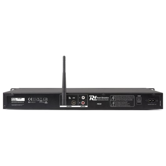 Sintonizador de audio Power Dynamics PDC40 DAB+ FM 40 emisoras Negro