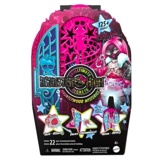 Boneca Mattel Monster High Skulltimate Secrets JBG82 Multicolor com Roupas Removíveis e Membros Flexíveis
