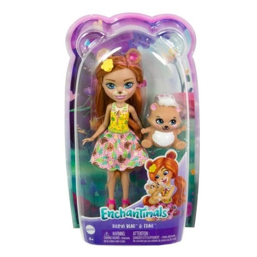 Boneca Mattel Enchantimals HTP81 Fashion Multicolor Vestido Removível 16 cm