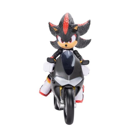 Figure de jeu JAKKS PACIFIC Sonic the Hedgehog 3 Shadow avec moto, articulée