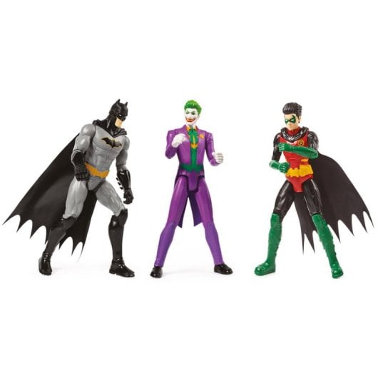 Figura de acción Spin Master Batman Pack 3 figuras 30 cm articuladas DC Comics