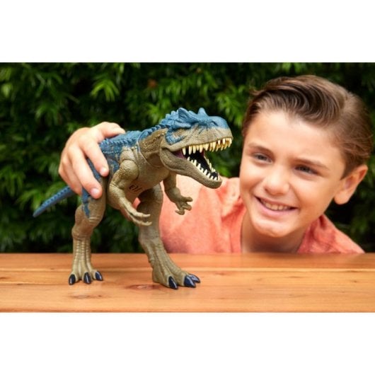 Figura de Juguete Mattel Jurassic World HRX50 Dinosaurio com efeitos sonoros e luzes