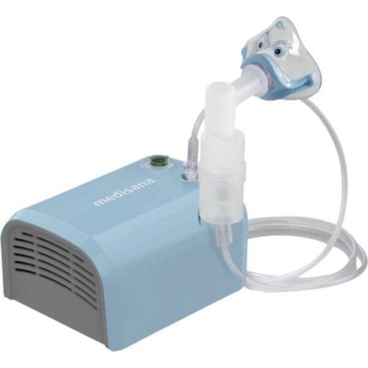 Inalador Medisana IN 155 Congestão Nasal Preto Azul 1,45 kg