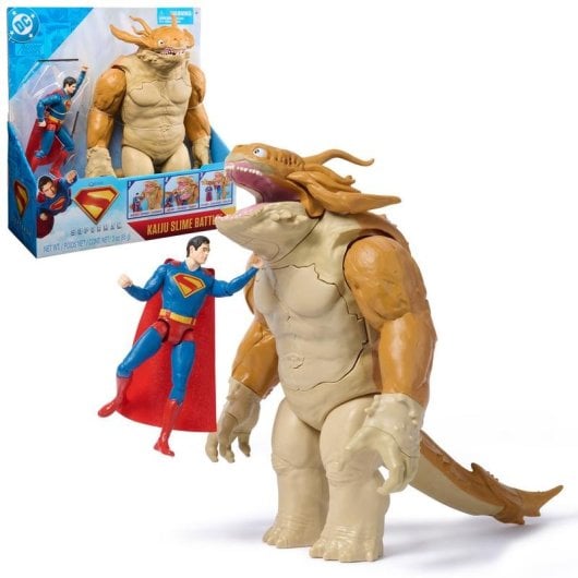 Figura de acción Spin Master Superman Kaiju Slime Battle set multicolor 2 figuras