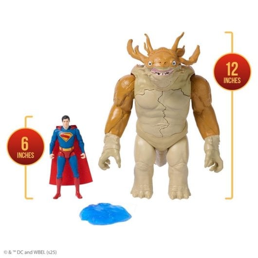 Figura de acción Spin Master Superman Kaiju Slime Battle set multicolor 2 figuras