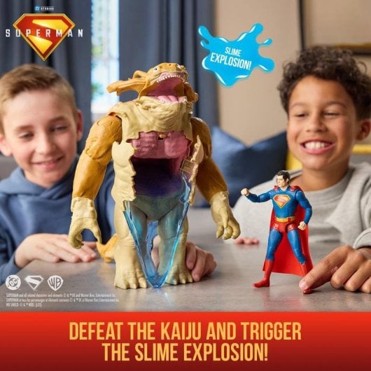 Figura de acción Spin Master Superman Kaiju Slime Battle set multicolor 2 figuras