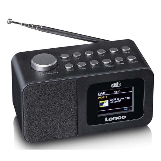 Radio Lenco CR-625BK Tragbar DAB DAB+ FM LCD Schwarz 3 W