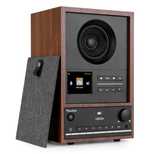 Radio Audizio CanzoWN Internet DAB+ FM Bluetooth Wi-Fi Pantalla LCD Nuez