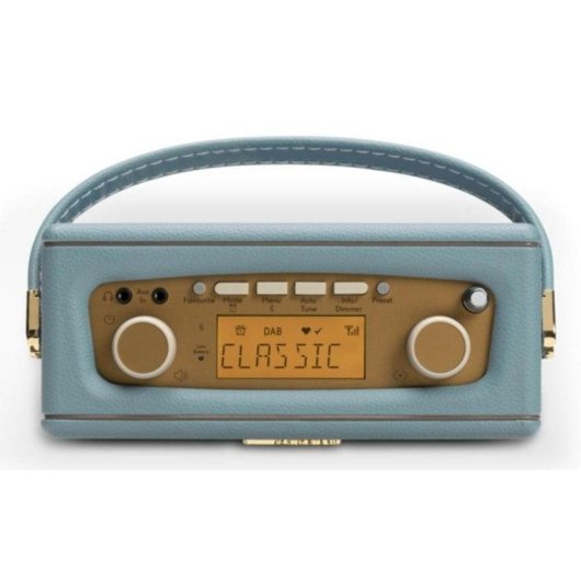 Radio portátil Roberts Revival Uno BT digital DAB+ FM Bluetooth azul Duck Egg