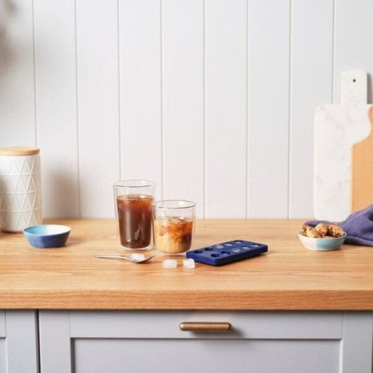 Vaso de café DeLonghi SC319 doble pared vidrio soplado 490 ml 2 unidades