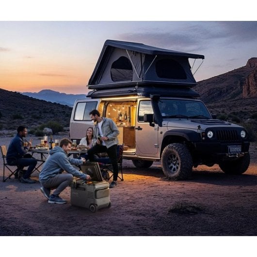 Nevera portátil ANKER SOLIX EverFrost 2 40L Preto Bateria Bluetooth WiFi